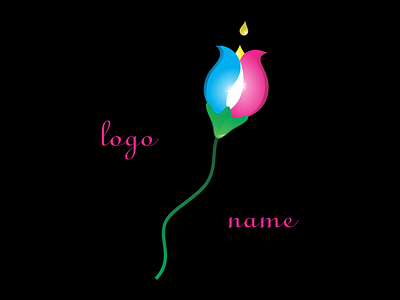 Pretty flower logo