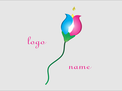Beauty flower logo
