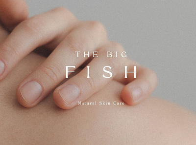 The Big Fish brand identity branding design skin care skin care brand