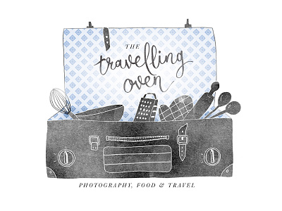 The Travelling Oven baking blog food logo oven