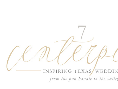 7 Centerpieces logo logo texas wedding wedding blog