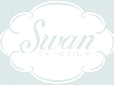 Swan logo fashion logo retail swan