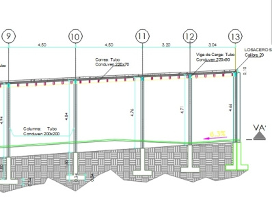 Portico de Estacion Publica de Transporte Urbano