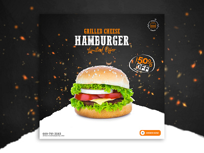 SOCIAL MEDIA FOOD BANNER banner banner design branding design food banner food banner design graphic design illustration logo motion graphics ui vector web banner for food