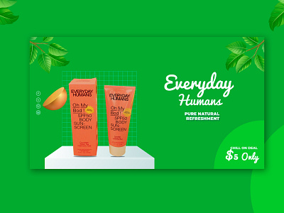 SOCIAL MEDIA BANNER FOR ORGANIC PRODUCT