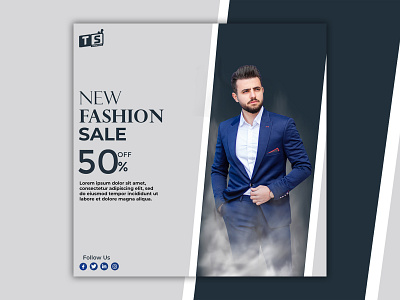 Nykd - Fashion banner by Sohag on Dribbble