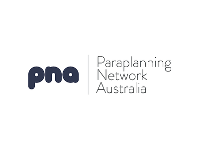 Paraplanning Network Australia Logo australia blue logo network paraplanning retro type vintage