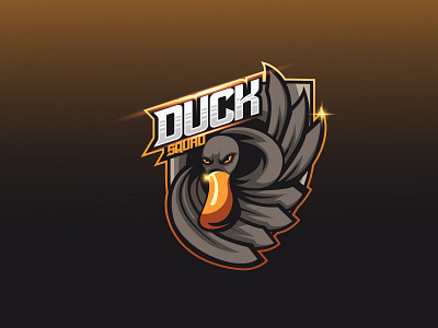 Duck Mascot Logo branding design duc illustration duck logo duck mascot duck vector gamers gamers design gaming graphic designesports logo illustration logo logo design mascot ui ux vector