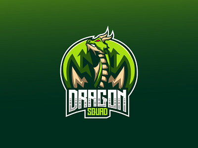 Green Dragon Mascot animation branding cartoon character design dragon logo dragon mascot gamers gaming graphic design illustration logo logo design mascot vector
