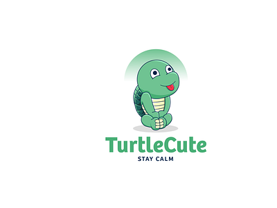 Cute Turtle Mascot Logo branding cartoon cute animal cute cartoon cute turtle design gamers gaming illustration logo logo design mascot turtle turtle mascot ui vector