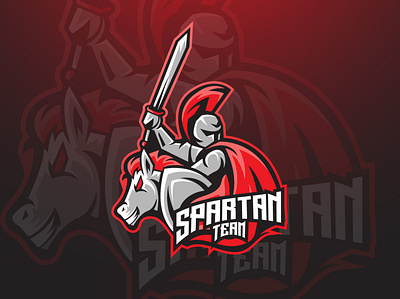 Spartan Mascot branding design gamers gaming illustration logo mascot mascot logo design spartan twitch vector