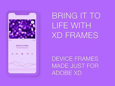Make your Adobe XD and Figma preview sing with XD Frames adobe xd figma graphic design illustration ui ux vector