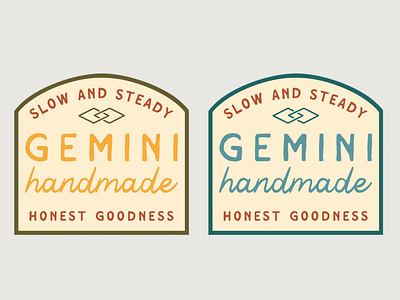 Gemini Handmade Badges