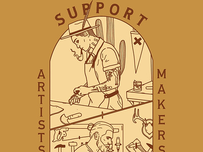 Support Local Artists + Makers