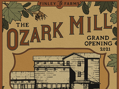 Ozark Mill Grand Opening Poster