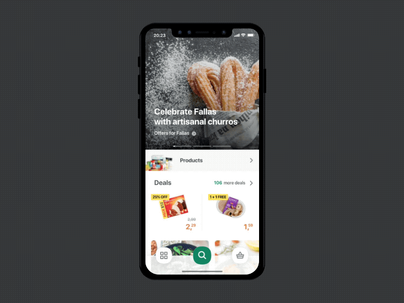 Mercadona — Grocery shopping concept