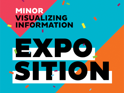Minor Visualizing Information – Exposition poster confetti exposition minor poster