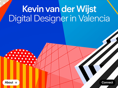 Kevin van der Wijst - Personal Website animation canvas design illustration personal portfolio variable font variable fonts web webdesign website website design