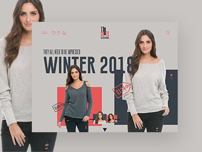 130 Shots Clothing Website design design web web