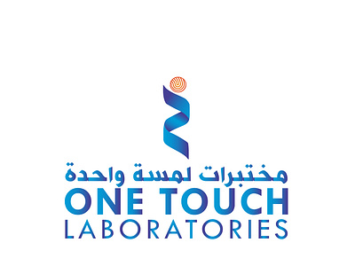 One touch lab branding graphic design logo