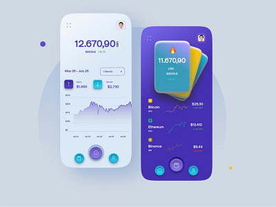 Crypto Mobile App Design