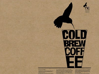 cold brew nectarcoffee poster