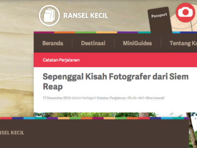 New responsive design for Ransel Kecil blog responsive web wordpress