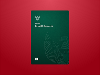 Redesigned Cover for Indonesian Passport cover indonesia passport