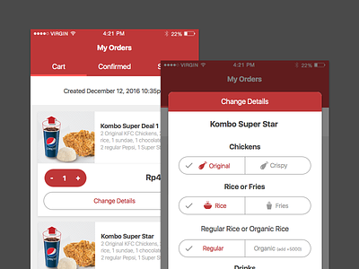 KFC mobile app app delivery food indonesia kfc mobile