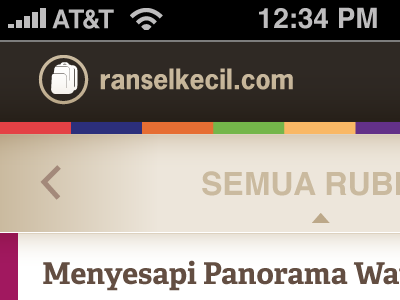 Ranselkecil.com iOS App apps ios iphone