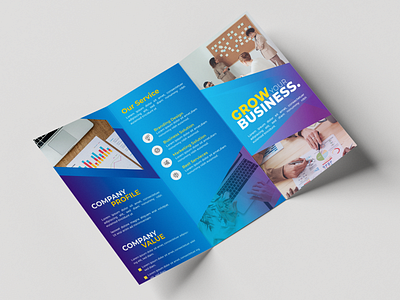 Trifold Flyer Design bannerdesign bifold bifold flyer business flyer business flyer design company flyer company profile design flyer graphic design trifold trifold flyer