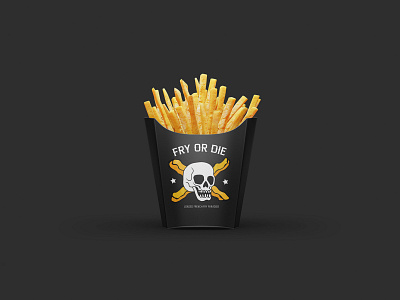 Fry Or Die Concept branding design graphic design logo