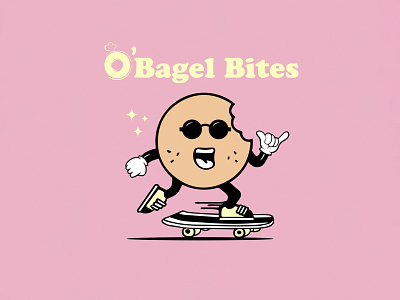 Obagel Bites Virtual Brand Identity branding design ui