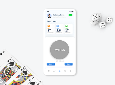 WAITING RTA HOST app design ui ux