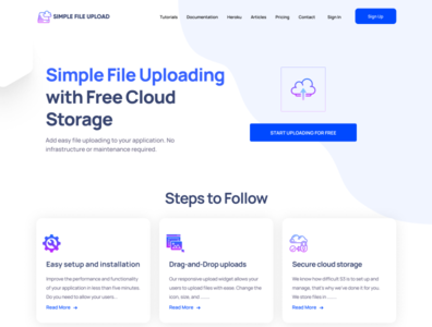 Simple File Upload by Abdul Moid on Dribbble