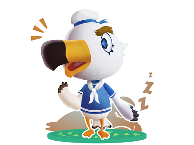 Gulliver - Animal Crossing (DailyXing #18) by Brookes Eggleston on Dribbble