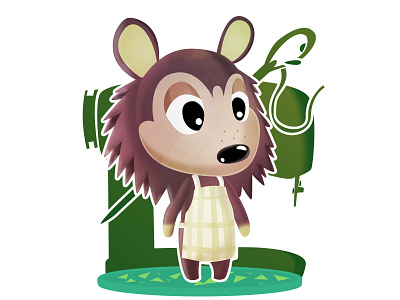 Sable - Animal Crossing (DailyXing #29) animal crossing animalcrossing character design characterdesign illustration sable