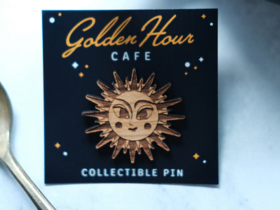 Golden Hour Cafe - Collectable Pin