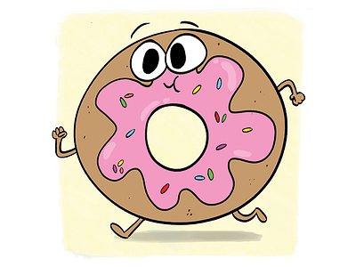 National Donut Day! character design cute food funny illustration
