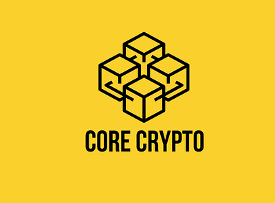 CORE CRYPTO 3d animation app branding core crypto cryptodesign design designlogo graphic design icon illustration logo motion graphics typography ui ux vector yellow