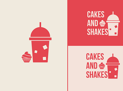 cakes and shakes animation apetizers bakery branding cakes design enjoyment food foodie foood graphic design happy logo party shakes sweet sweetcakes trend