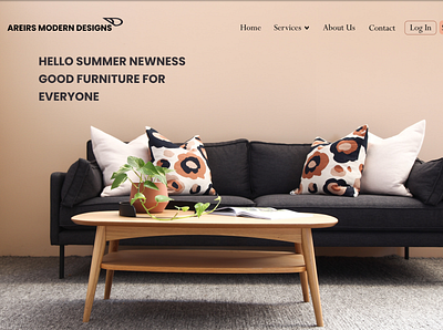 Modern Furniture Design design land ui ux webdesign website