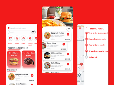 Food Ordering App Design app design ui ux