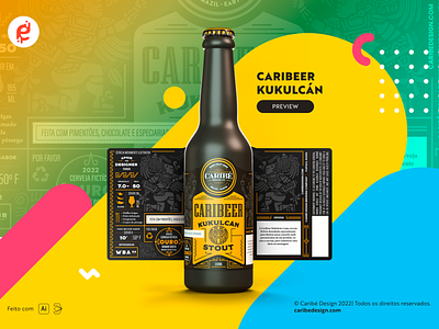 Caribeer beer beerlabels brand brew brewery craftbeer designderotulos labeldesign labels rotulos