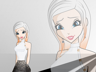 Riley 24-7 Fashion character design female graphic design illustration