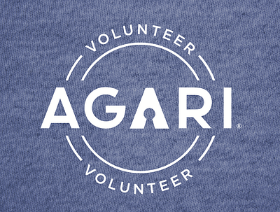 Agari Volunteer Tshirt design graphic design illustration logo swag tshirt tshirt art tshirt design typography volunteer