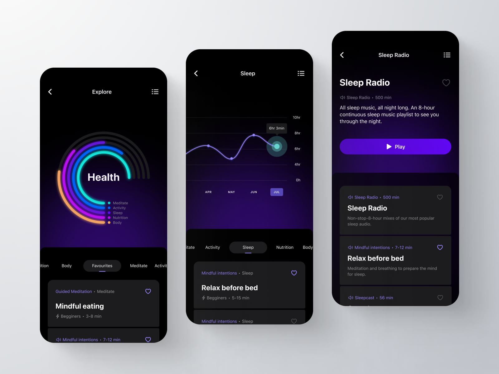 Health & Fitness App by UX/UI Vic on Dribbble