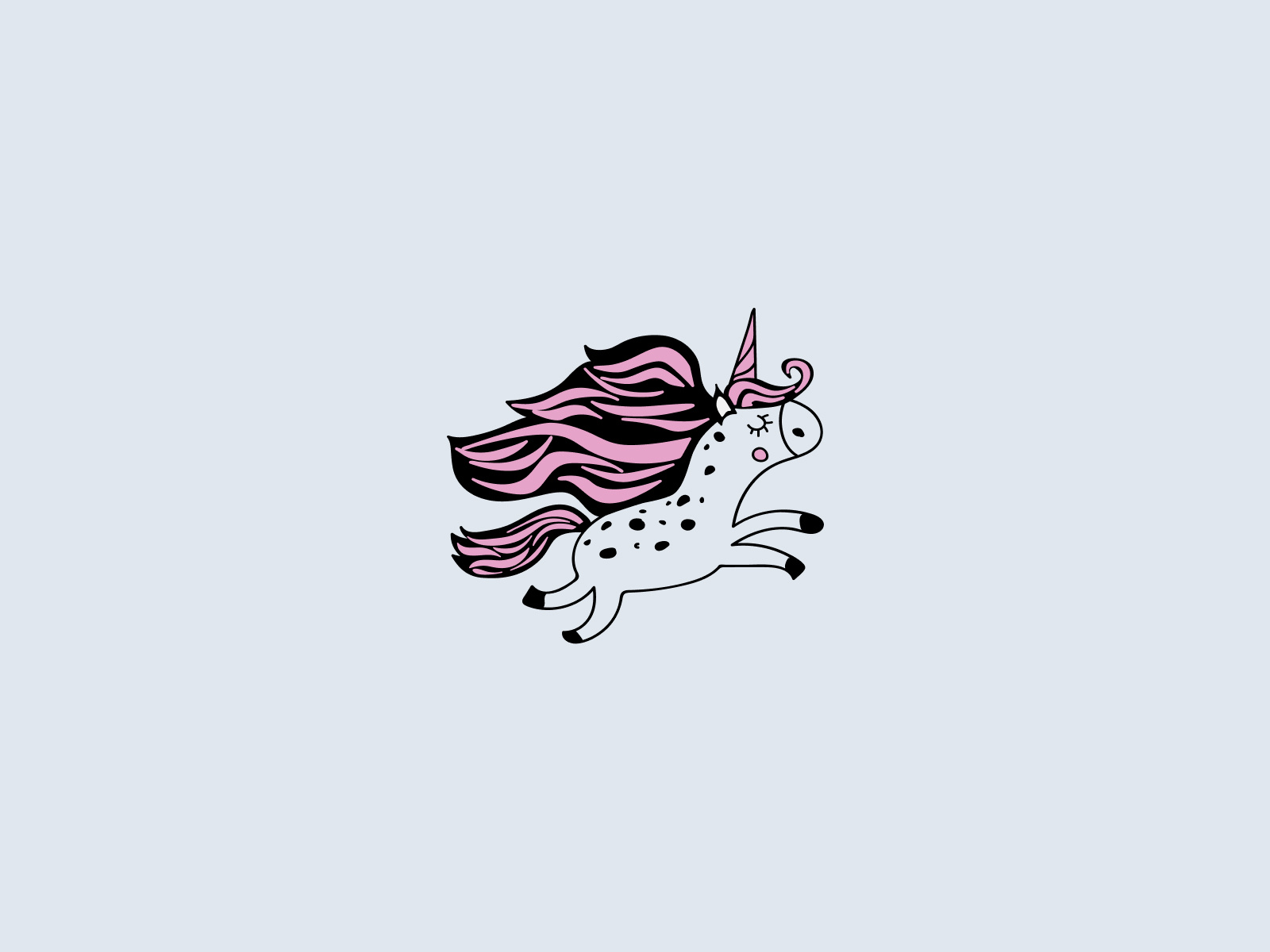 Unicorn illustration by Sixty Pixels on Dribbble