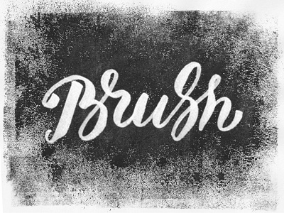 Brush brush brush lettering calligraphy custom hand lettering lettering logo design logotype sketch texture typography