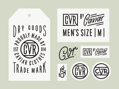 Cvr branding custom lettering design label lettering logo logotype monogam tag typography